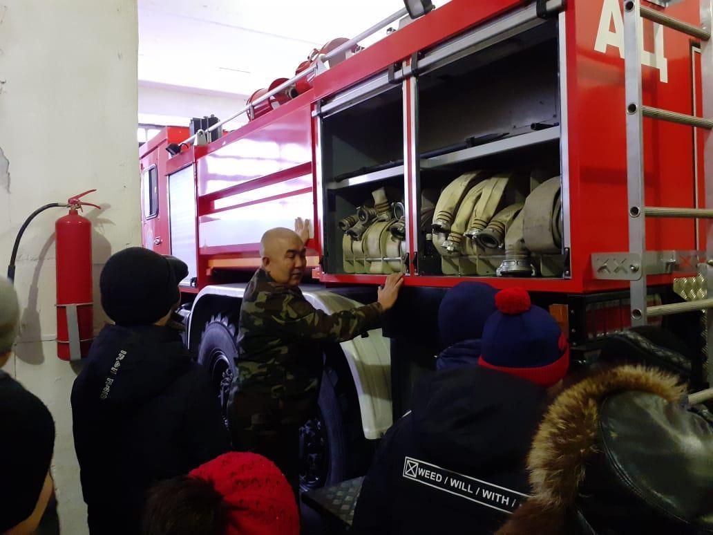 Экскурсия в пожарную часть города Алтай